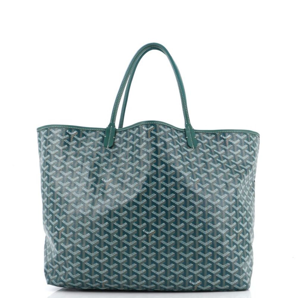 Goyard Saint Louis Tote Coated Canvas GM Green - Picture 4 of 9